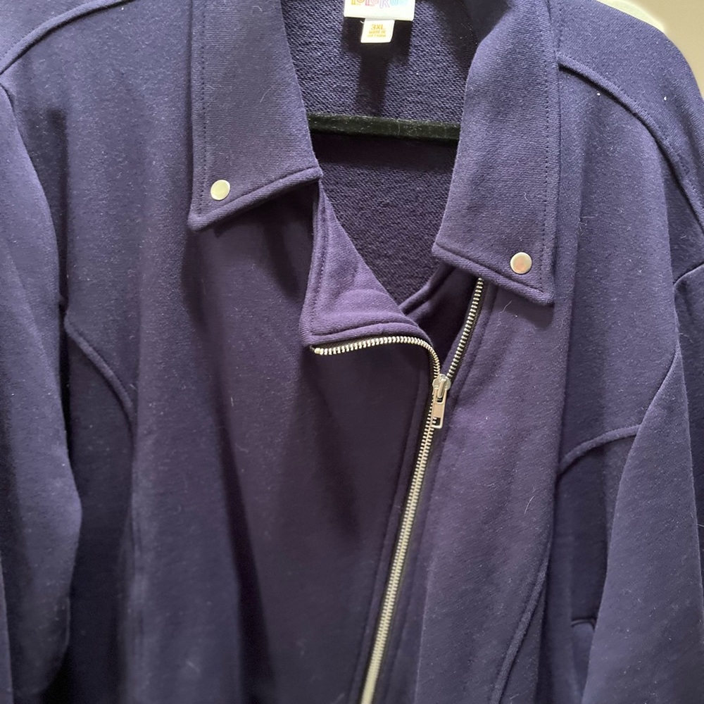 Lularoe Presley moto jacket 3xl